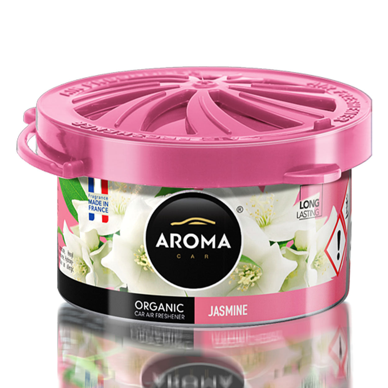 Aroma Car Aroma Organic Jasmine osvěžovač vzduchu do auta v plechovce