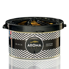 Aroma Car Prestige Organic Black osvěžovač vzduchu do auta v černé dóze