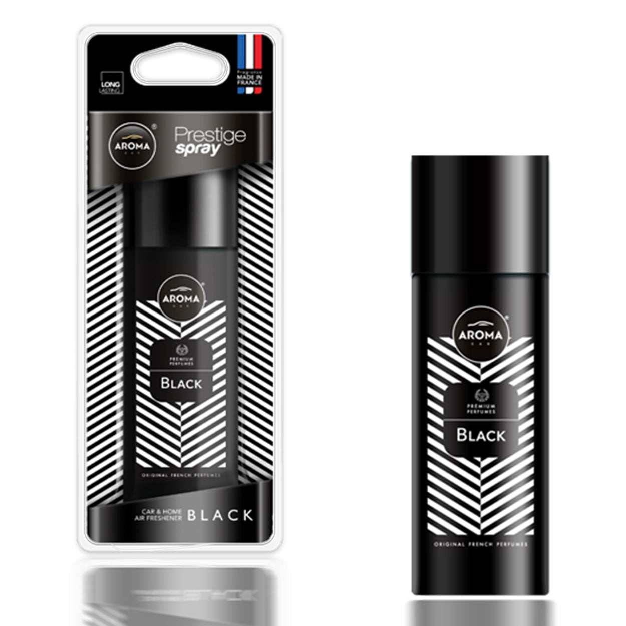 Aroma Prestige Spray Black – vůně do auta ve spreji v lahvičce 50 ml