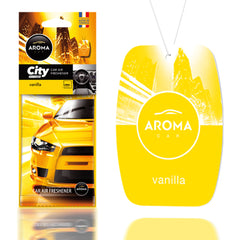 Aroma Car City Card vůně do auta s vanilkovou vůní