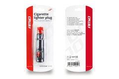 Cigaretstik med kontakt, udskiftelig sikring og LED-indikator
