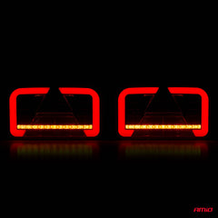 LED-baglygte med refleks