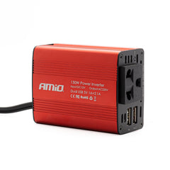 Spændingsinverter 12V til 230V med 2 USB-udgange