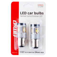 LED žárovka s 24 SMD a hliníkovou konstrukcí
