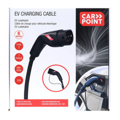 Nabíjecí kabel Carpoint pro elektromobily Type 2 na 2, 32 A, 3fázový, 6 metrů 