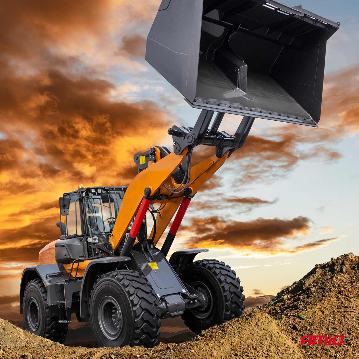 LED-advarselslampe med kabel til cigarettænderstik