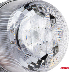 LED-advarselslampe set fra siden