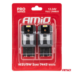 Sæt med 2 W21/5W LED-pærer