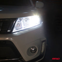 LED-forlygtepærer H4/H19 med monteringsadapter
