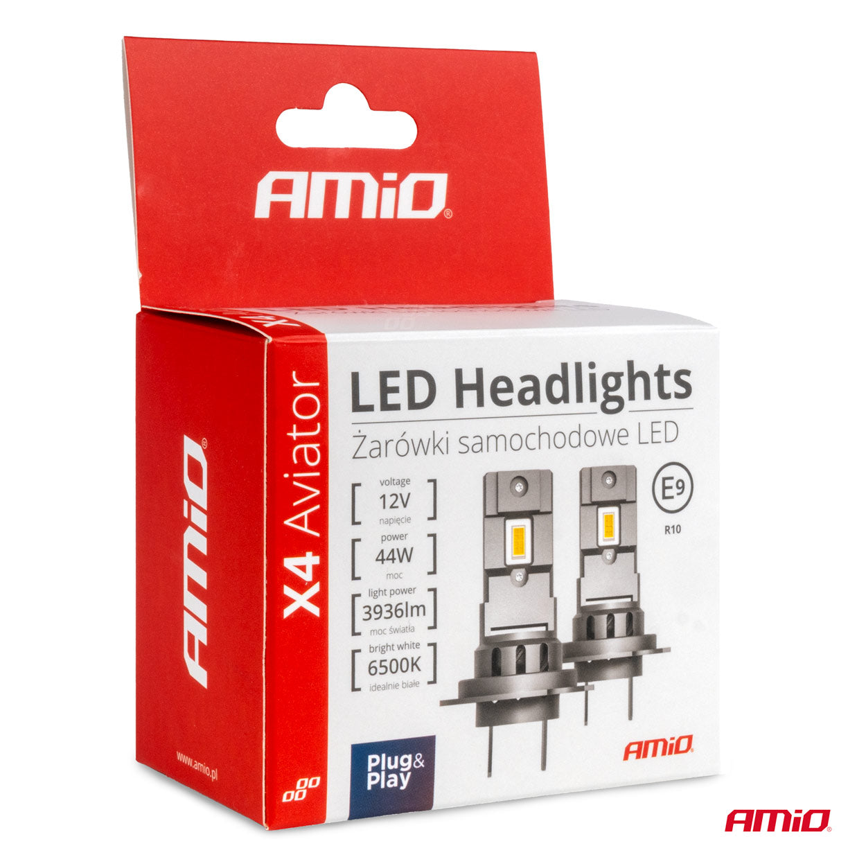 LED-forlygtepærer H3 med CHIP LED 7330
