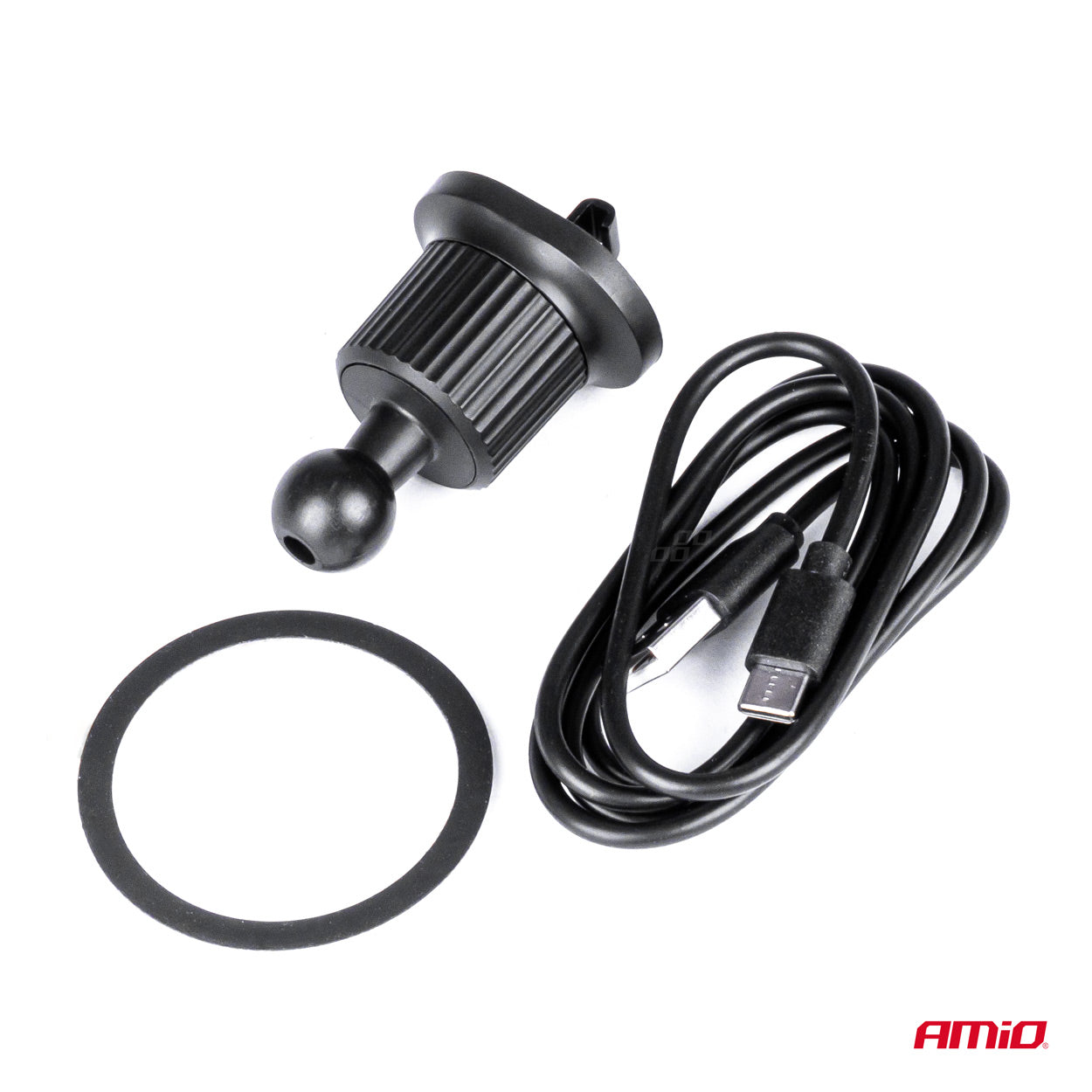 Mobiltelefon i magnetisk holder til bilen