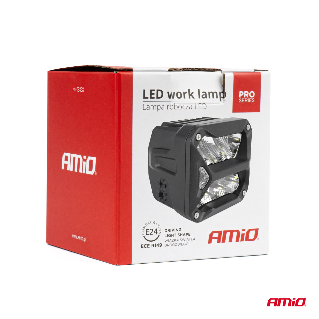 LED fjernlys PRO Series set bagfra