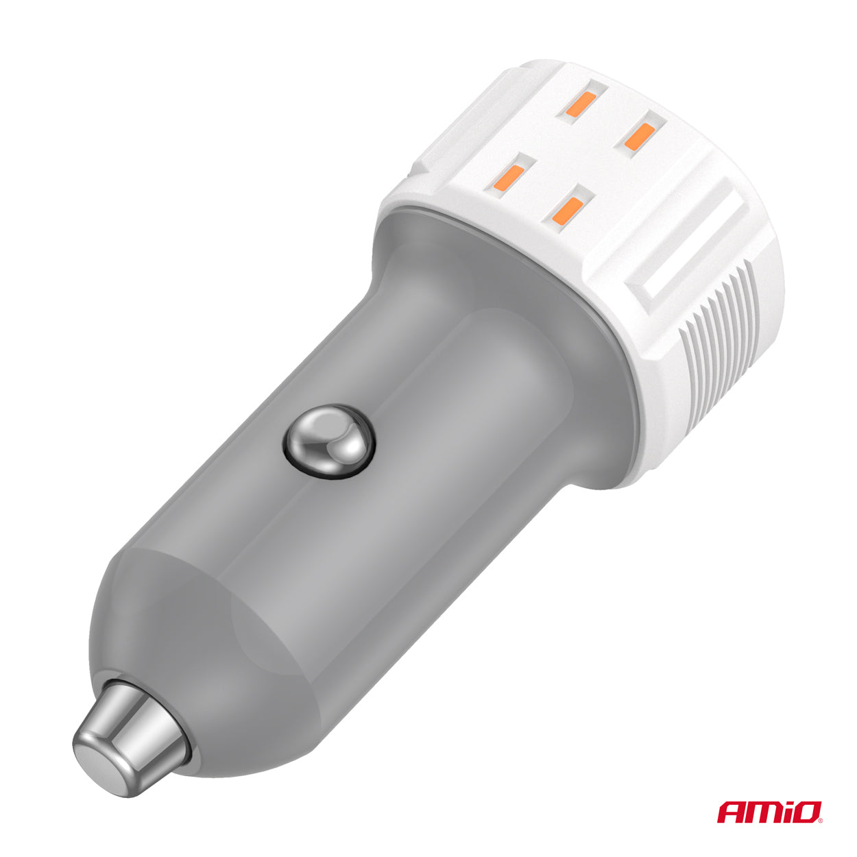 Kompakt USB-billader med to USB-porte