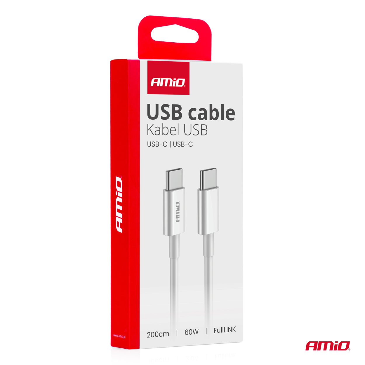 200 cm USB-C til USB-C-kabel