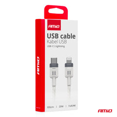 USB-C til Lightning-kabel til opladning og datasynkronisering