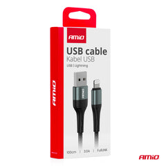 USB-A til Lightning-kabel med robust konstruktion