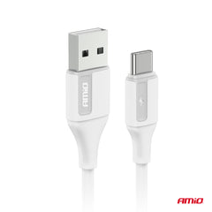 USB-A til USB-C-kabel med 3A opladning
