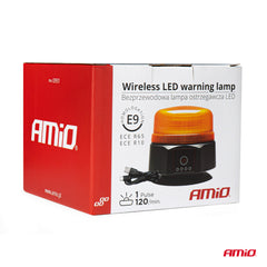 LED-advarselslampe med oplader til 12/24 V