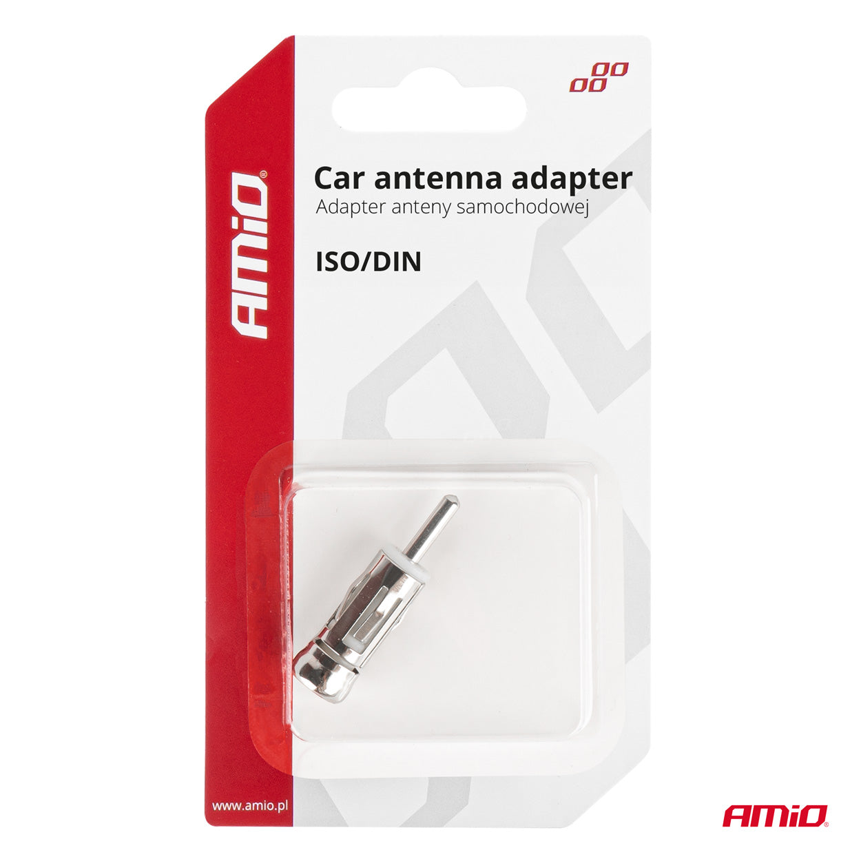 ISO til DIN adapter til bilens antennetilslutning