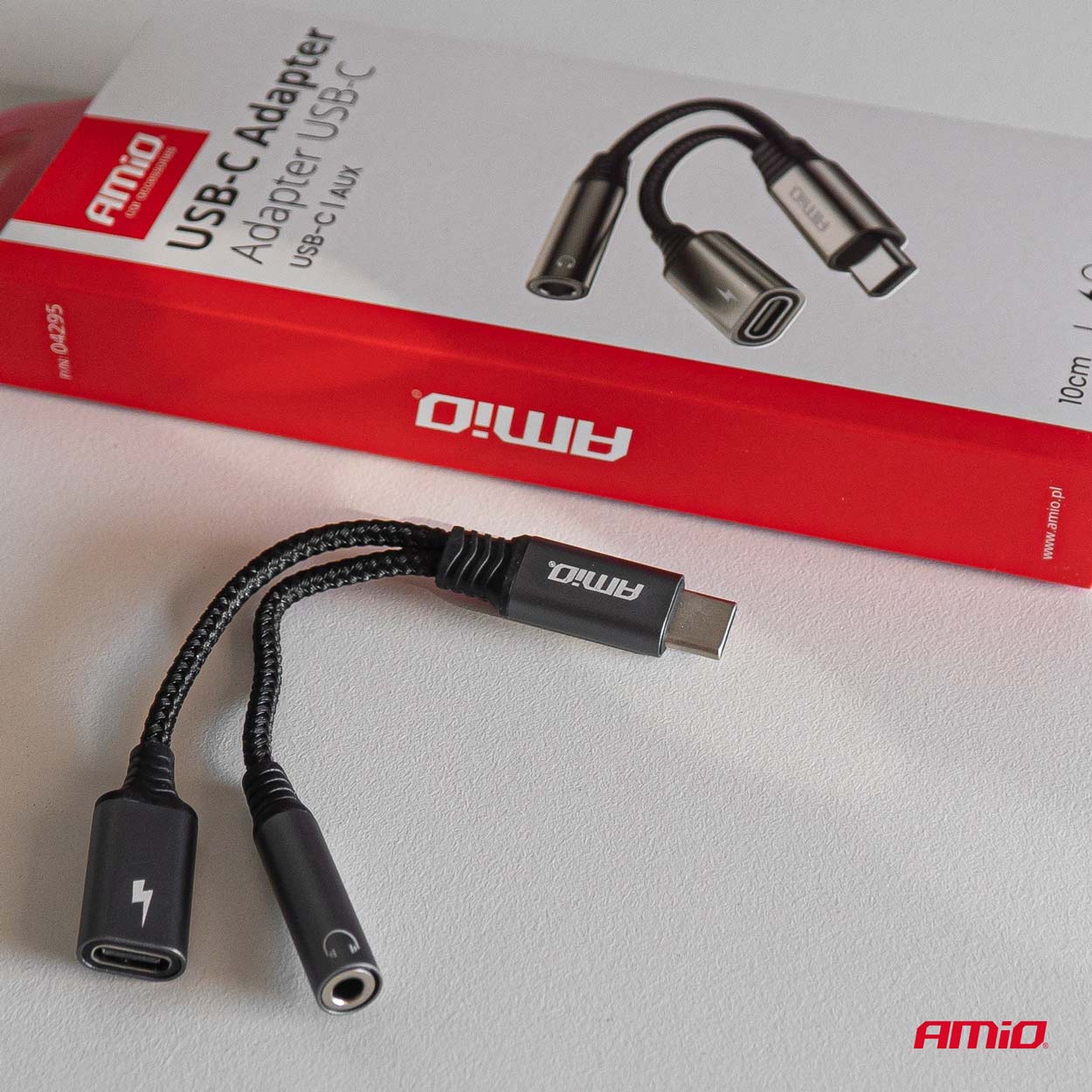USB-C adapter med udgang til 3,5 mm Mini Jack