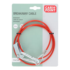 Bezpečnostní lanko Carpoint pro přívěs 100 cm 1500 N / 150 kg 