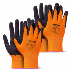 Arbejdshandsker med latexskumbelægning i størrelse 11