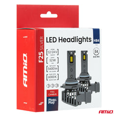 LED-pærer HB4/9006 med 52 W effekt