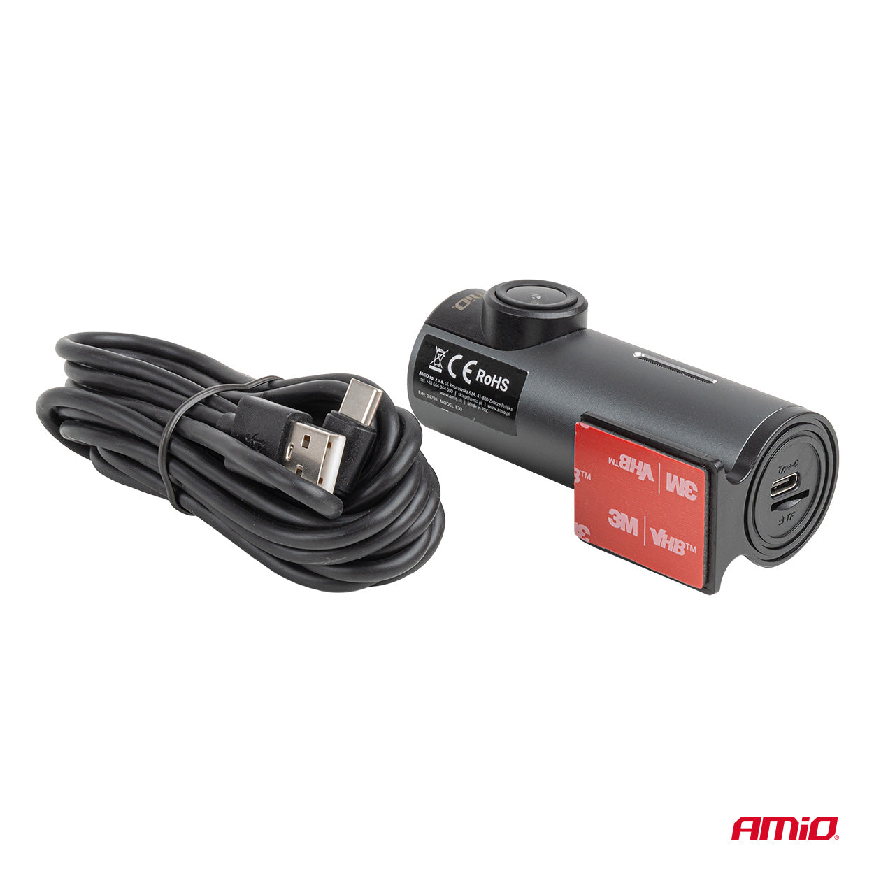 Dashcam Full HD 1080P med Wi-Fi og 128 GB support