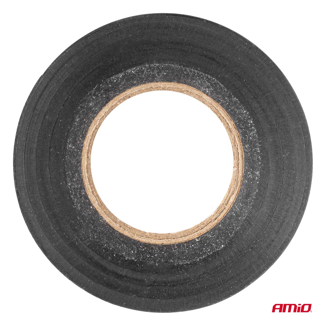 Sort PVC-tape til isolering og beskyttelse af kabler