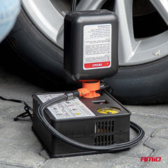 12V kompresor pro opravu a huštění pneumatik