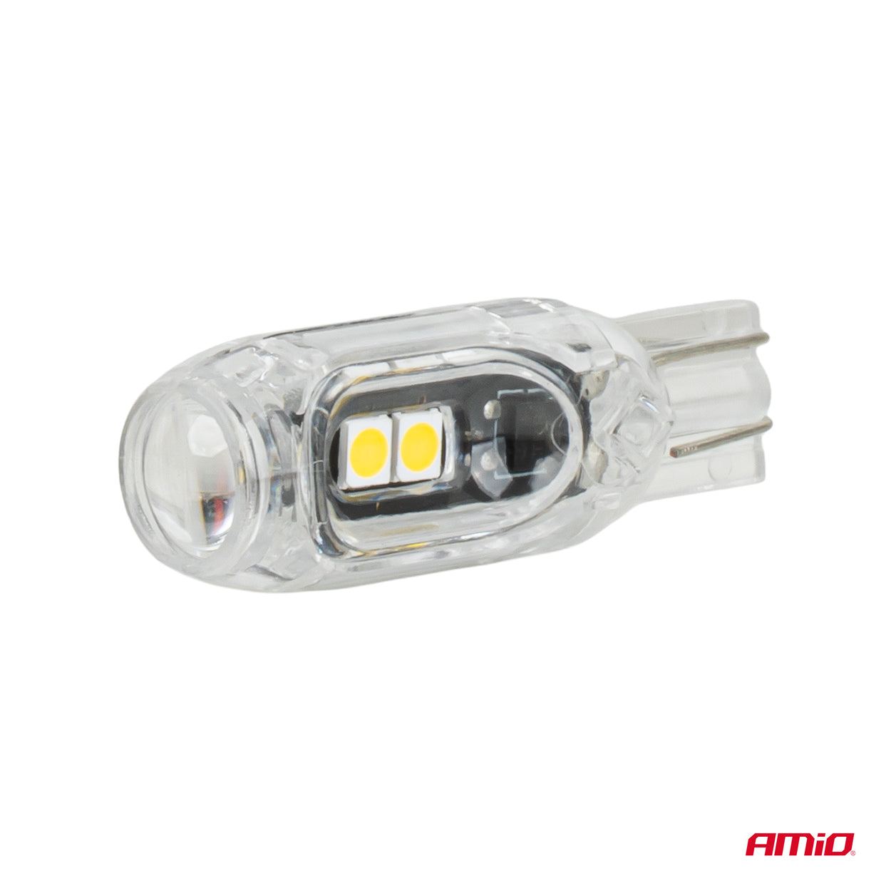 Bílá LED žárovka T10 s 5 SMD LED diodami