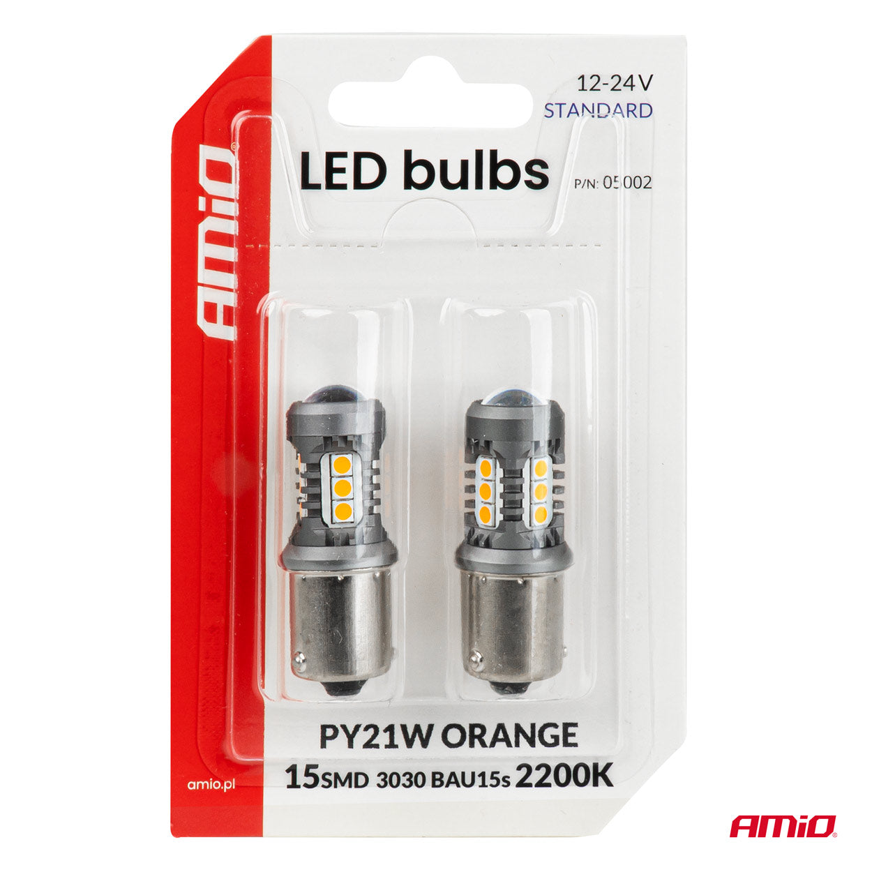 LED žárovka do směrových světel s paticí BAU15S/PY21W