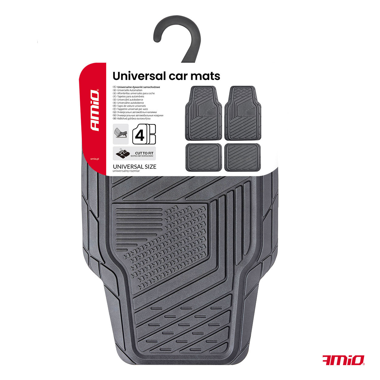 Universale bilmåtter CM-05 med forreste og bageste måtter