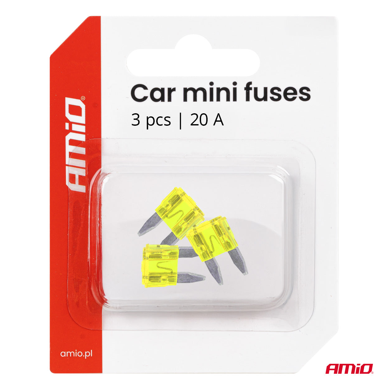 Sæt med MINI bilsikringer 20A