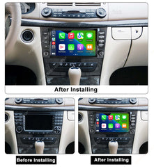 Mercedes-Benz W211 - 8" rádio s Apple CarPlay a Android Auto – Carmediaeurope.com