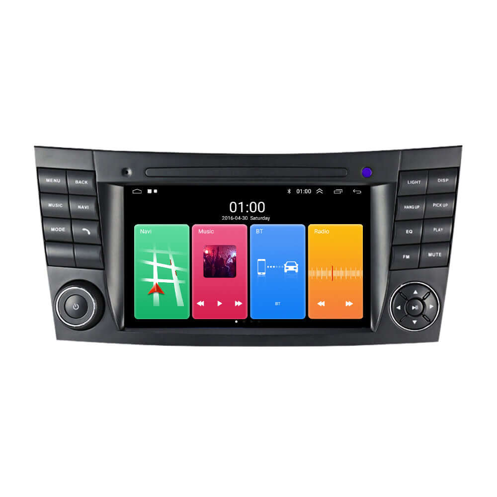 Mercedes-Benz W211 - 7" rádio s Apple CarPlay a Android Auto – Carmediaeurope.com