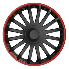 Černá krytka středu kola Crystal pro 14" ocelový disk