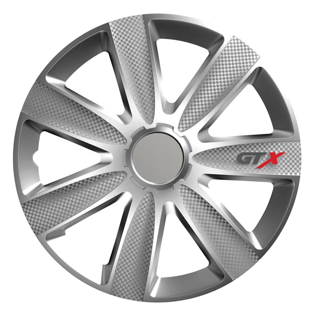 Versaco kryt kola GTX carbon silver 15 palců