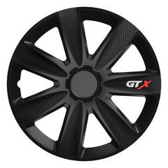 Versaco GTX kryty kol v černém carbonovém designu pro 16palcová kola
