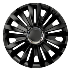 Černý kryt kola Versaco Royal RC pro 15palcový ocelový disk