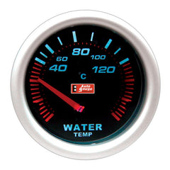 Ukazatel teploty vody černý 5,8 cm Auto Gauge