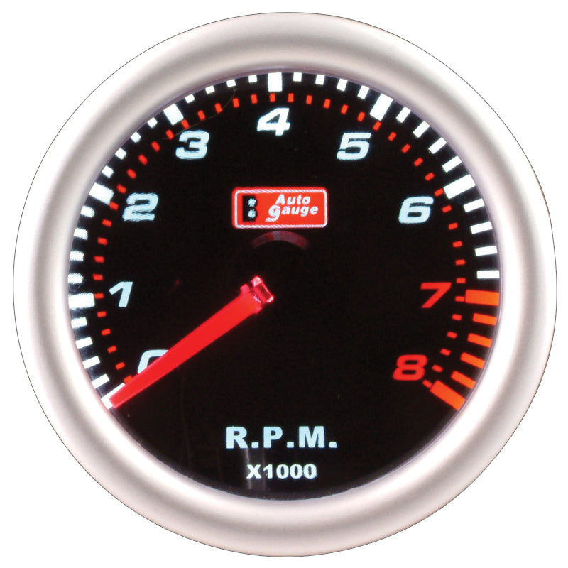 Otáčkoměr černý 2" Auto Gauge