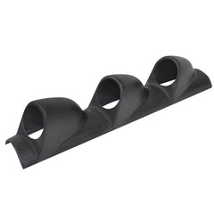 Držák přístrojů na sloupek řízení, trojitý, černý, průměr otvoru 5 cm