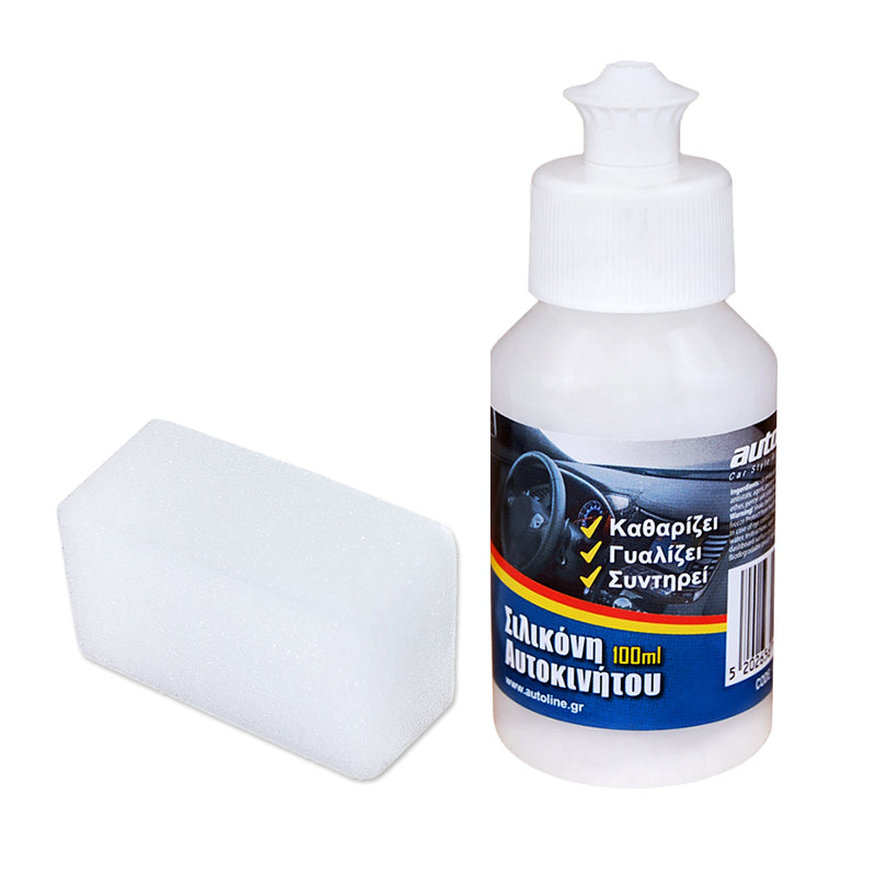 Silikon na palubní desku 100 ml s houbičkou