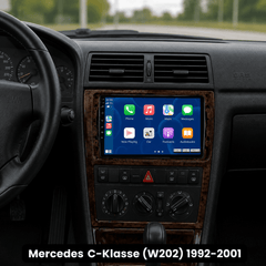 Mercedes C-Klasse (W202) 1992-2001 – 9" autorádio s Apple CarPlay a Android Auto 