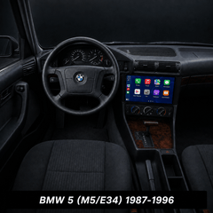 BMW 5-Serie (E34) 1987-1996 - 10,1" Radio m. Apple CarPlay og Android Auto
