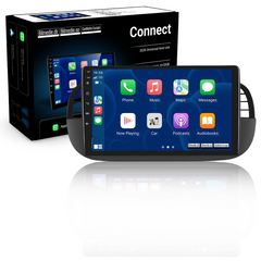 Fiat 500 07-15 - 9" rádio s Apple CarPlay a Android Auto