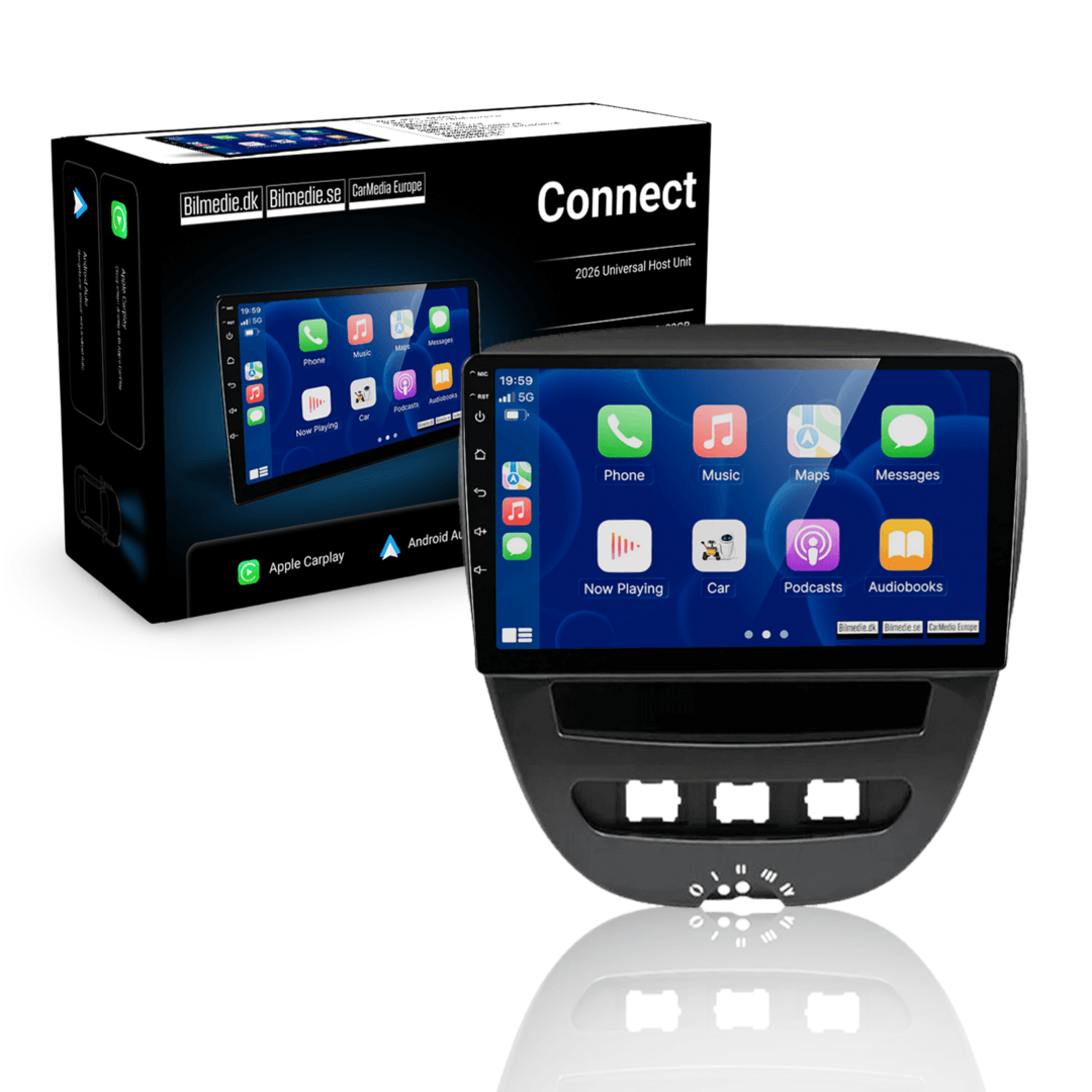 107, C1, Aygo 05-14 - 10,1" rádio s Apple CarPlay a Android Auto