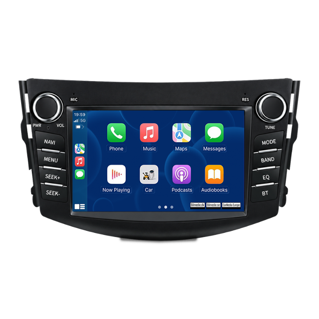 Toyota RAV4 05-13 - 7" rádio s Apple CarPlay a Android Auto
