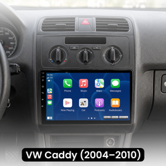 VW Caddy 04-10 - 10,1" rádio s Apple CarPlay a Android Auto 
